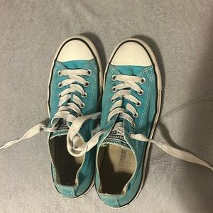 Blue Low Top Converse